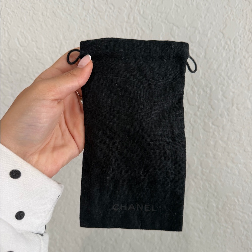 Chanel Black Drawstring Dust Bag